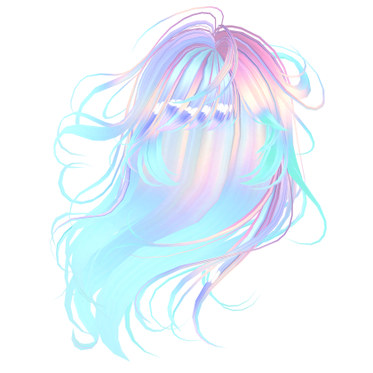 Diamond Crystal Holographic Lush Windy Anime Hair