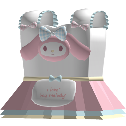 ୨♡cute bunny dress with blue bow♡୧ thumbnail