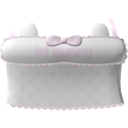 cute irl bunny polka dot top