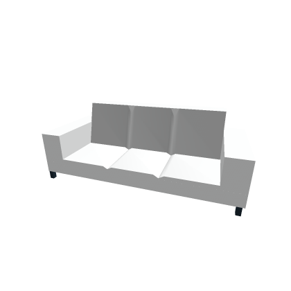 Couch w/ cylinder armrests