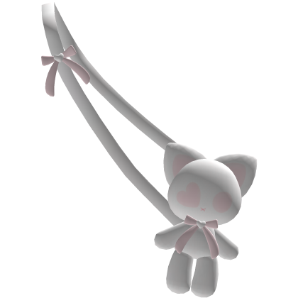 White Kawaii Kitty Plush Bag