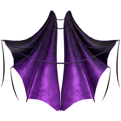 Demonic Halloween Bat Wings - Purple Roblox item