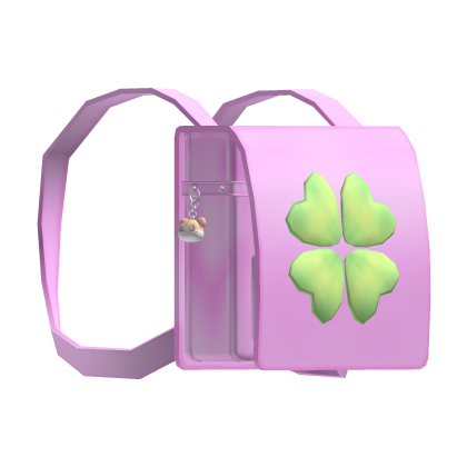 ♡ light pink hamtaro clover kawaii randoseru