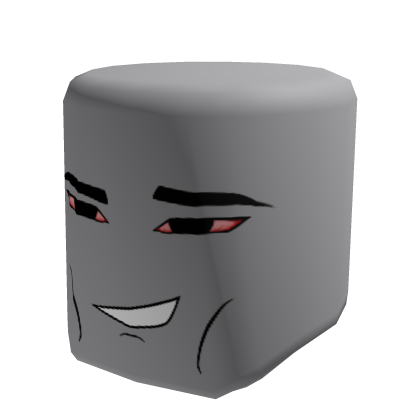 Tired Smiling Mogger Face - Dynamic Head - Roblox