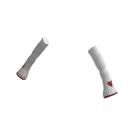 🍀White Heart Arm Warmer thumbnail