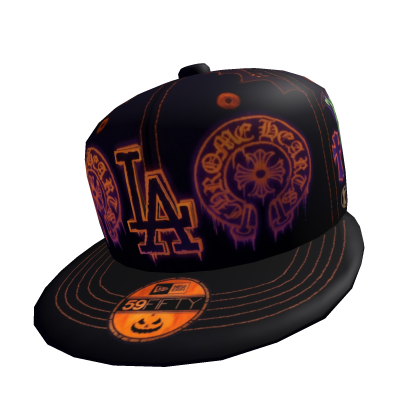 Halloween Tilted Fitted Hat