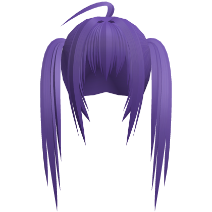 ʚ cute chibi moe long purple pigtails ɞ Roblox item