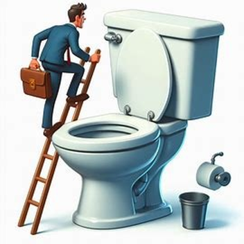 Climb up Toilet to escape Toilet simulator🚽