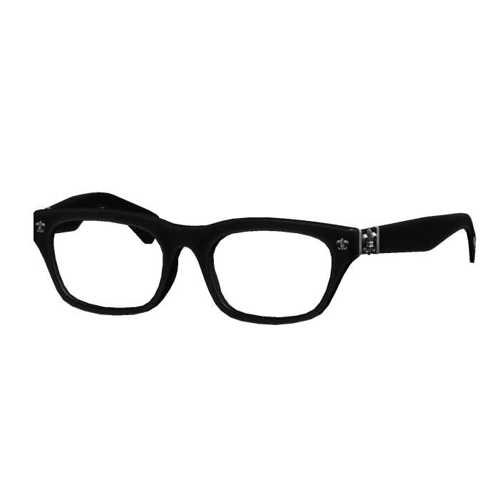 Cross Hearts Glasses [Silver]