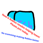 Roblox newbie helping team.