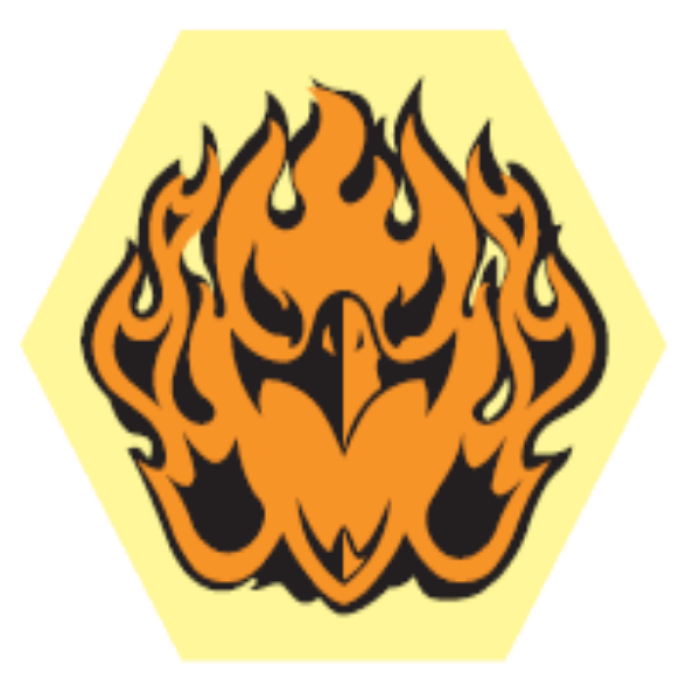 Burn Fireblaze Face Bolt [NO BACKGROUND] Roblox decal