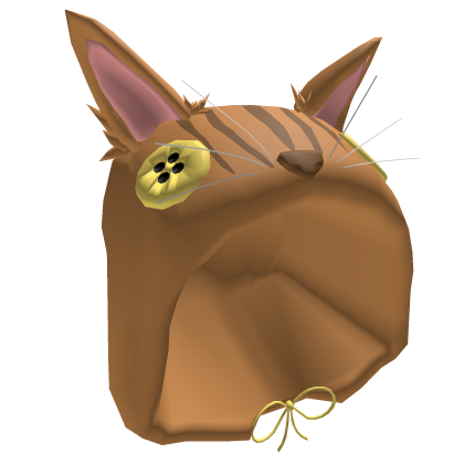 Orange Cat Head Hoodie