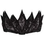 Wealthy Shadow Quartz Lead Gem Crown