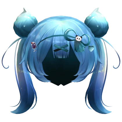DECO 27* Depressed Hao Miku Hair Jelly Blue Anime | Roblox