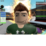 Burning person