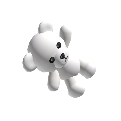 White Holdable Teddybear