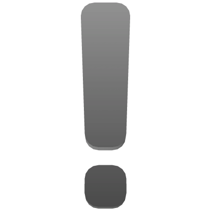 White Exclamation Point
