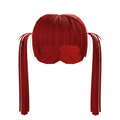 Kawaii Alt Punk / Emo Twintails in Red Roblox item