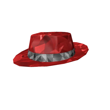[⏳LIMITED] Red Sparkle Time Fedora | Roblox Item - Rolimon's