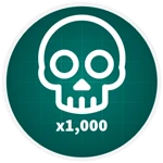 Kill 1,000 enemies. Unlocks the 'Killer' title