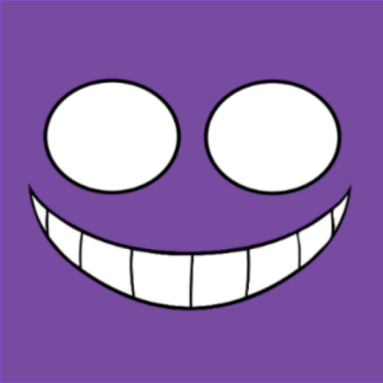 Purple Guy Face Roblox decal