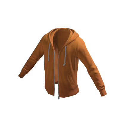 Zip Hoodie - Orange