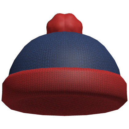 Classic Blue and Red Winter Benaie [Oversized]