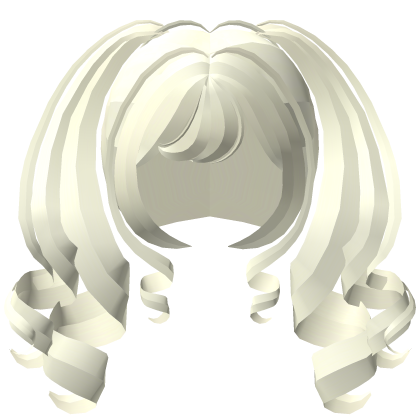 ♡ curly cute big high tweencore pigtails blonde  Roblox item