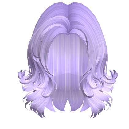 Purple Layered Wolf Cut