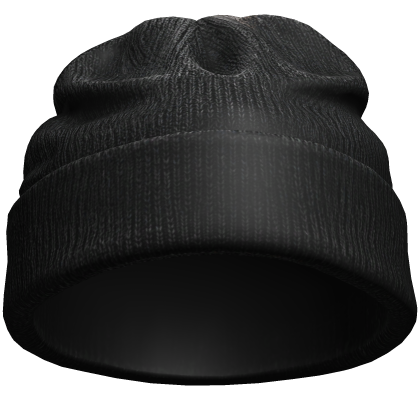 Washed Black Beanie