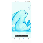 Blue rabbits family