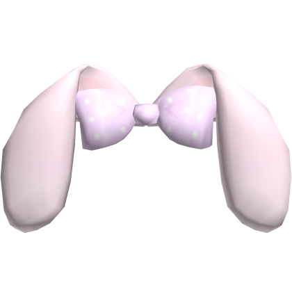 roonroonlulu kawaii purple bunny ears w bow Roblox item