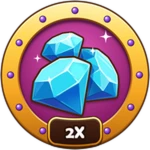 2x Gems Roblox game pass icon