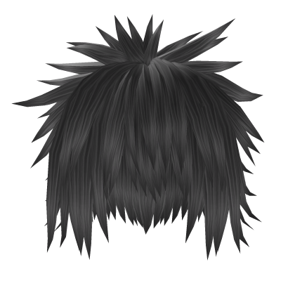 Messy Spiky Emo Grey Hair Roblox item