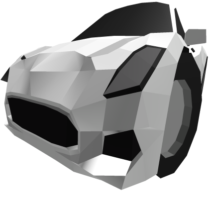Low Poly White Car thumbnail
