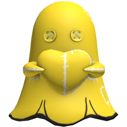 yellow halloween ghost