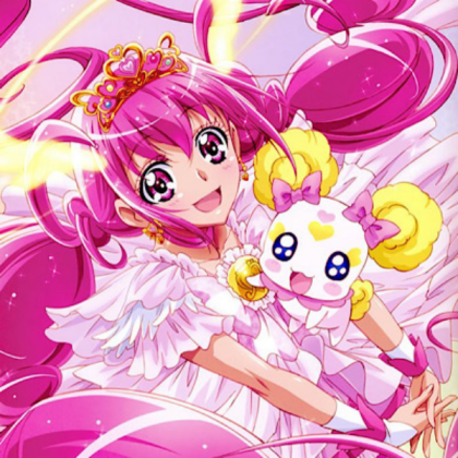 Kawaii | Anime girl | Pink | Glitter Force Roblox decal