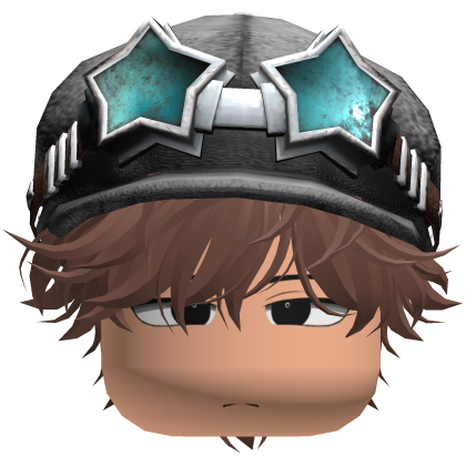 Chill Boy w Wavy hair + Y2K Aviator (Brown) Roblox item