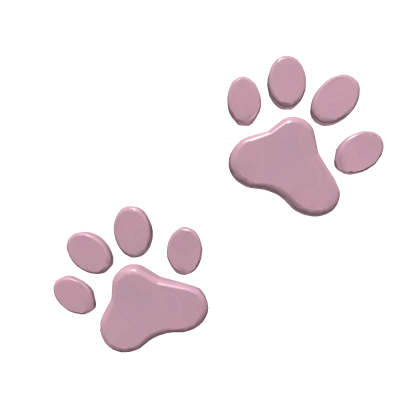 Light Pink Paw Print Aura Roblox item