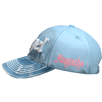 Baby Blue Y2K Trucker Cap Roblox item