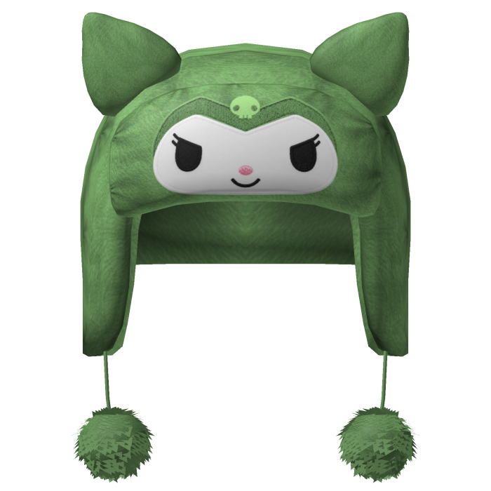 Green Cute Kuromi Hat