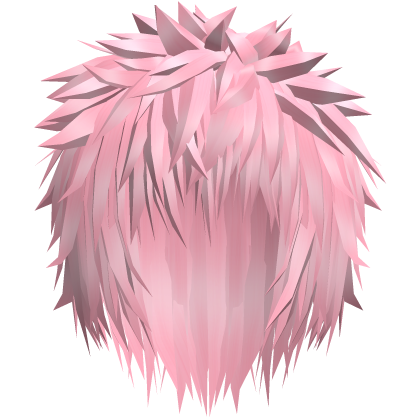 Pink Messy Anime Spiky Gothic Emo Boy Hair