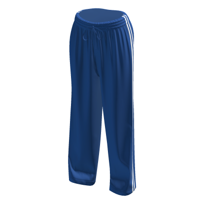 Blue Sweatpants White Striped