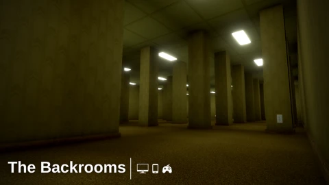 The Backrooms Roblox game thumbnail