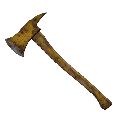 rusty axe