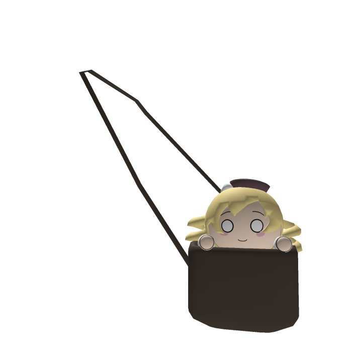 Mami Nesoberi plush in bag