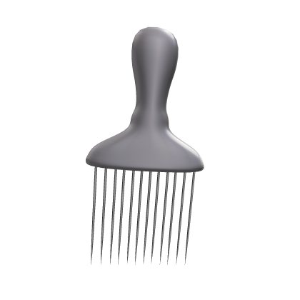 White Hairpick
