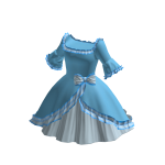 ♾️ Baby blue cute garden dress