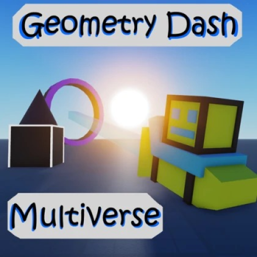 Geometry Dash Multiverse official Roblox game thumbnail