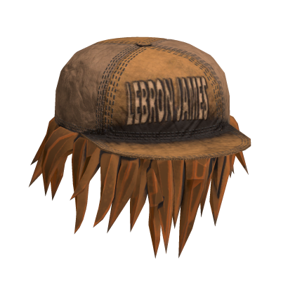 Backwards Lebron Cap w/ Hair